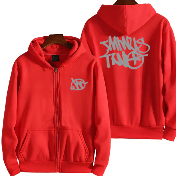 Minus Two Full Hoodie Red