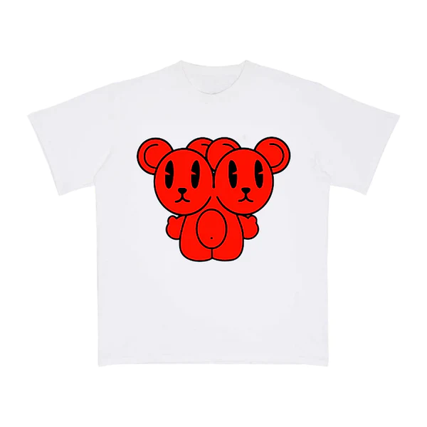 Minus Two Teddy T-shirt Red